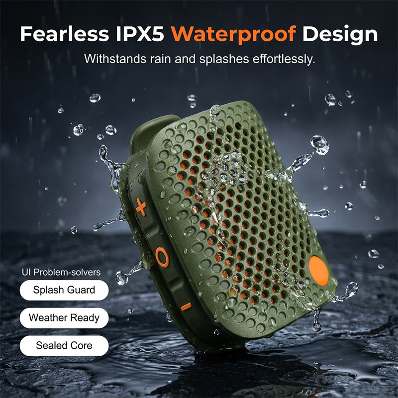 🔊🌊 Mini Wireless Bluetooth Speaker – TWS Stereo Pairing & IPX5 Water Resistance for Music Anywhere