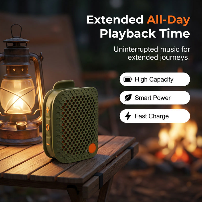 🔊🌊 Mini Wireless Bluetooth Speaker – TWS Stereo Pairing & IPX5 Water Resistance for Music Anywhere
