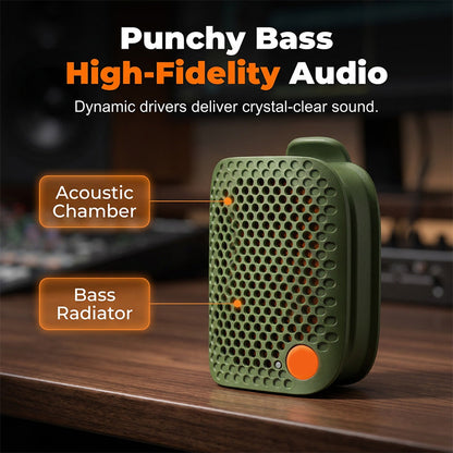 🔊🌊 Mini Wireless Bluetooth Speaker – TWS Stereo Pairing & IPX5 Water Resistance for Music Anywhere
