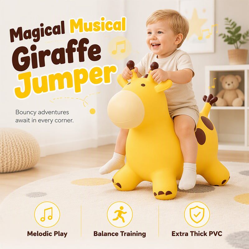 Bouncy Giraffe Ride-On Hopper – Adorable Active-Play Buddy for Little Adventurers