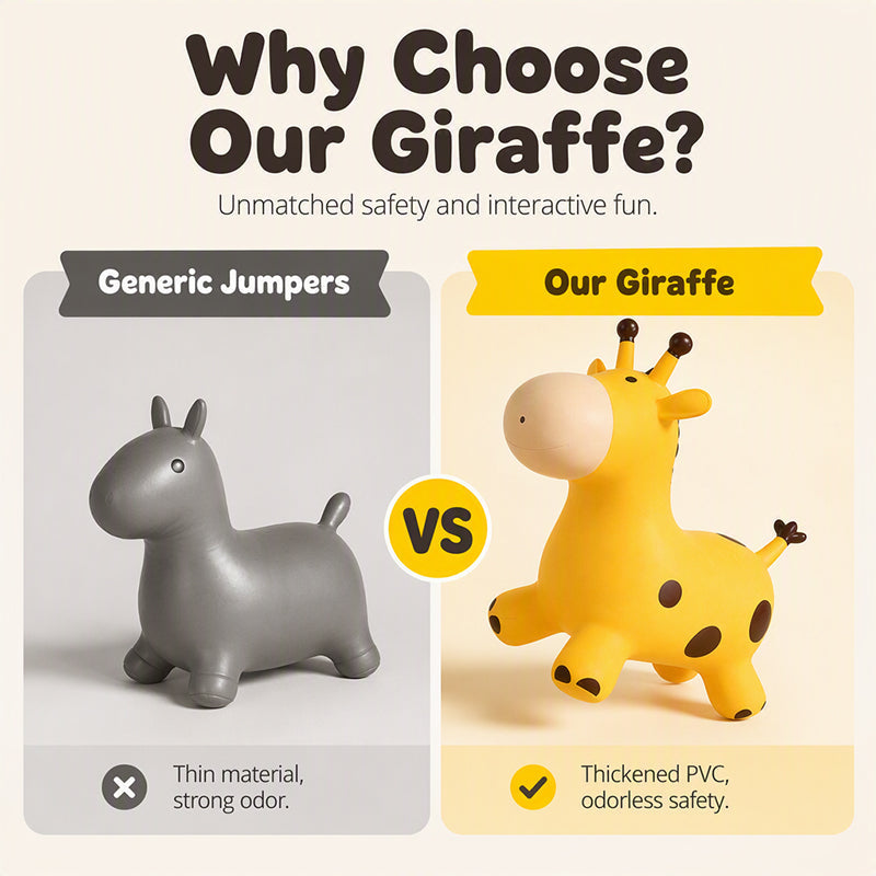 Bouncy Giraffe Ride-On Hopper – Adorable Active-Play Buddy for Little Adventurers