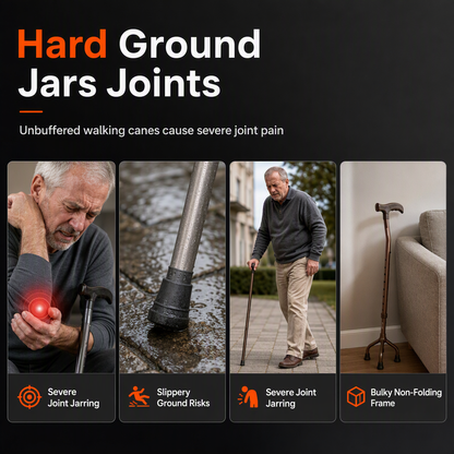 🩼 50% OFF! ✨ Folding Forearm Crutches – Shock-Absorbing Spring System, Reinforced Aluminum Shaft & Slip-Resistant Rubber Feet – Comfortable Mobility Aid for Fracture Rehabilitation 🦵