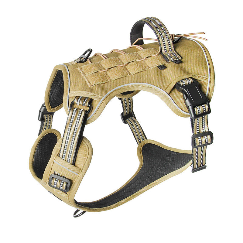 🐕 50% OFF! ✨ Outdoor Heavy-Duty Dog Vest Harness – Ergonomic No-Pull Chest Design, Multi-Point Adjustment & Breathable Mesh Lining – Climbing-Grade Buckles with Control Handle for Safe Walks 🦮