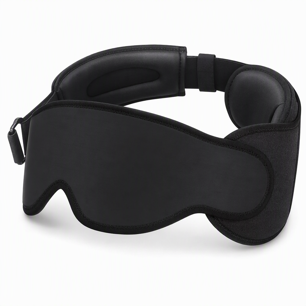 ✈️😴 2-in-1 Travel Comfort Set – Memory Foam Neck Support Pillow & 3D Blackout Sleep Mask