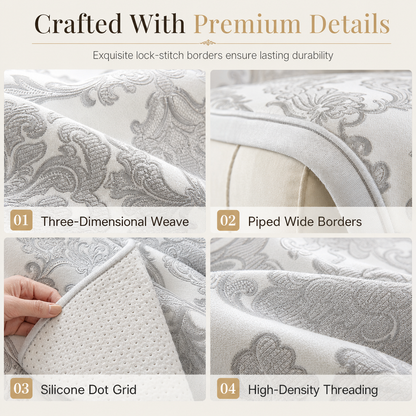 🛋️✨ European Jacquard Sofa Protector – Non-Slip All-Season Couch Cover for an Instant Living Room Refresh