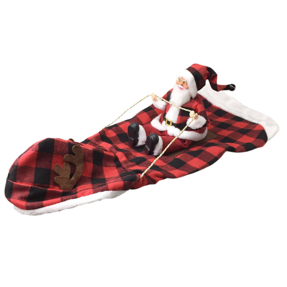 🎅🐶 Santa’s Little Christmas Ride Dog Costume – Funny Adjustable Holiday Outfit for Festive Photos & Parties