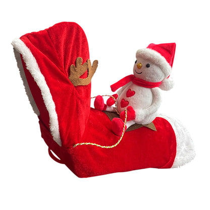 🎅🐶 Santa’s Little Christmas Ride Dog Costume – Funny Adjustable Holiday Outfit for Festive Photos & Parties