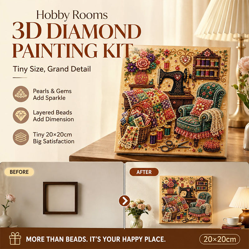 💎🎨 Sparkling Diamond Art Craft Kit – Relax, Create & Turn Every Tiny Piece Into Beautiful Art