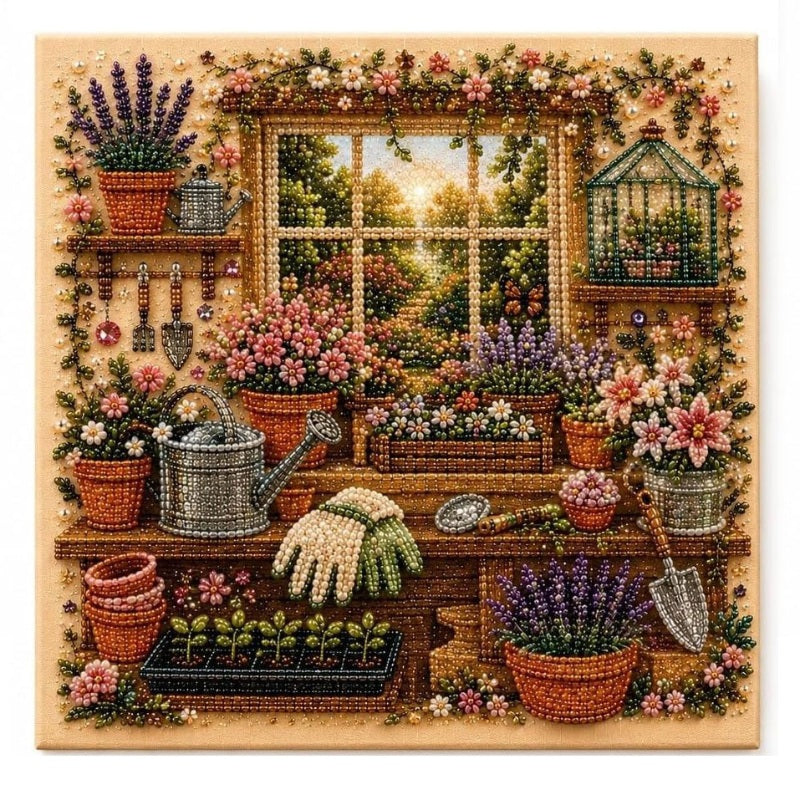 💎🎨 Sparkling Diamond Art Craft Kit – Relax, Create & Turn Every Tiny Piece Into Beautiful Art