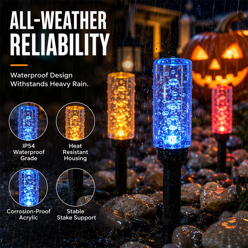 ✨🌿 Crystal Bubble Solar Garden Lights – 10–40 LED Glowing Stakes for Magical Pathways & Yards