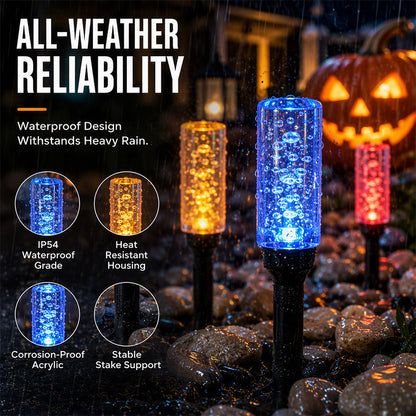 ✨🌿 Crystal Bubble Solar Garden Lights – 10–40 LED Glowing Stakes for Magical Pathways & Yards