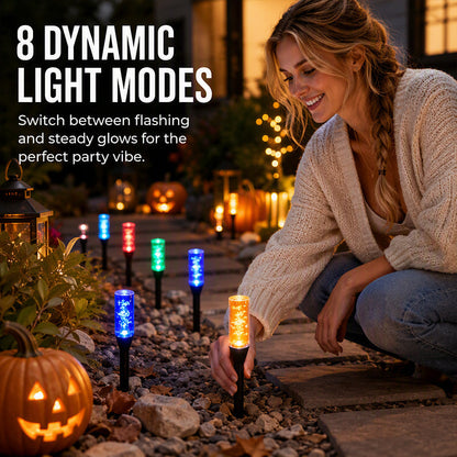 📢📢50% OFF !! ⏰Solar Bubble Pathway Light | 10–40 LEDs