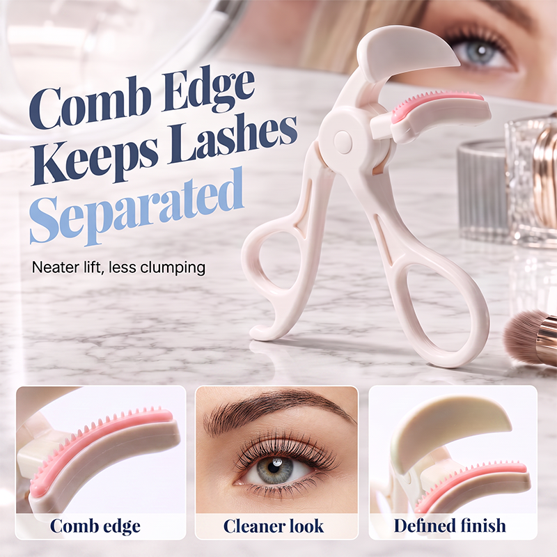 👁️✨ LashLift Duo™ – 2-in-1 Wide-Curve Lash Curler & Separator for Lifted, Defined Lashes