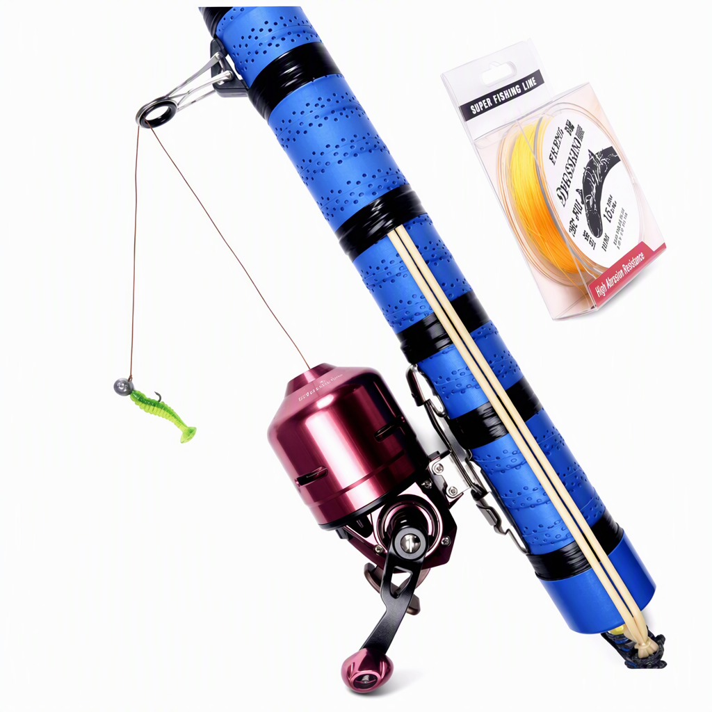 🎣🚀 LongCast Pro™ Bait Launcher Fishing Set – Precision Slingshot Casting Rod with Spinning Reel