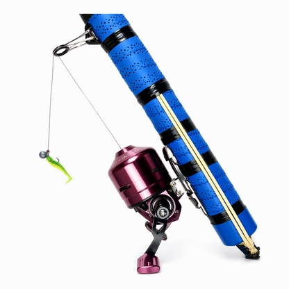 🎣🚀 LongCast Pro™ Bait Launcher Fishing Set – Precision Slingshot Casting Rod with Spinning Reel