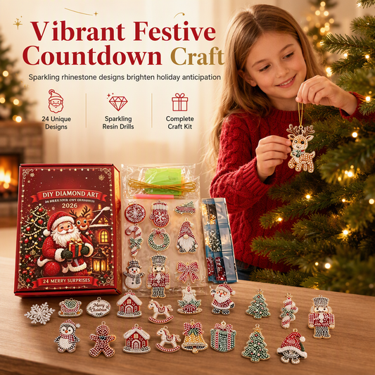 🎄💎 24 Days of Christmas Sparkle – DIY Ornament Craft Collection for a Magical Holiday Countdown📅
