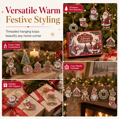 🎄💎 24 Days of Christmas Sparkle – DIY Ornament Craft Collection for a Magical Holiday Countdown📅