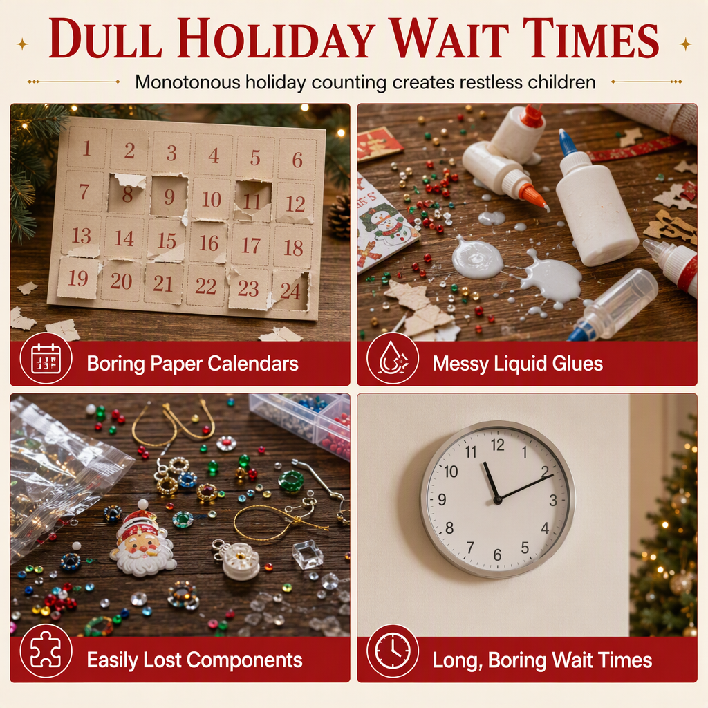 🎄💎 24 Days of Christmas Sparkle – DIY Ornament Craft Collection for a Magical Holiday Countdown📅