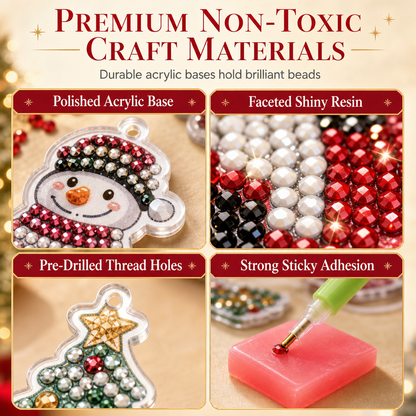 🎄💎 24 Days of Christmas Sparkle – DIY Ornament Craft Collection for a Magical Holiday Countdown📅