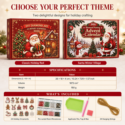 🎄💎 24 Days of Christmas Sparkle – DIY Ornament Craft Collection for a Magical Holiday Countdown📅