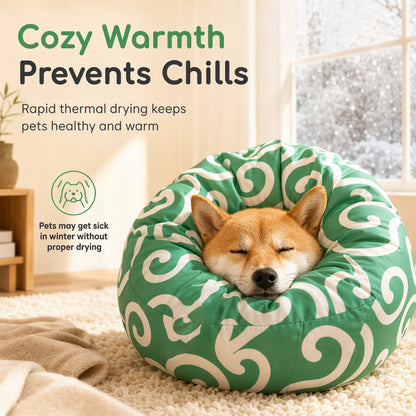 🐶💨 360° Warm-Air Pet Drying Suit – Hands-Free Post-Bath Drying for Dogs & Cats