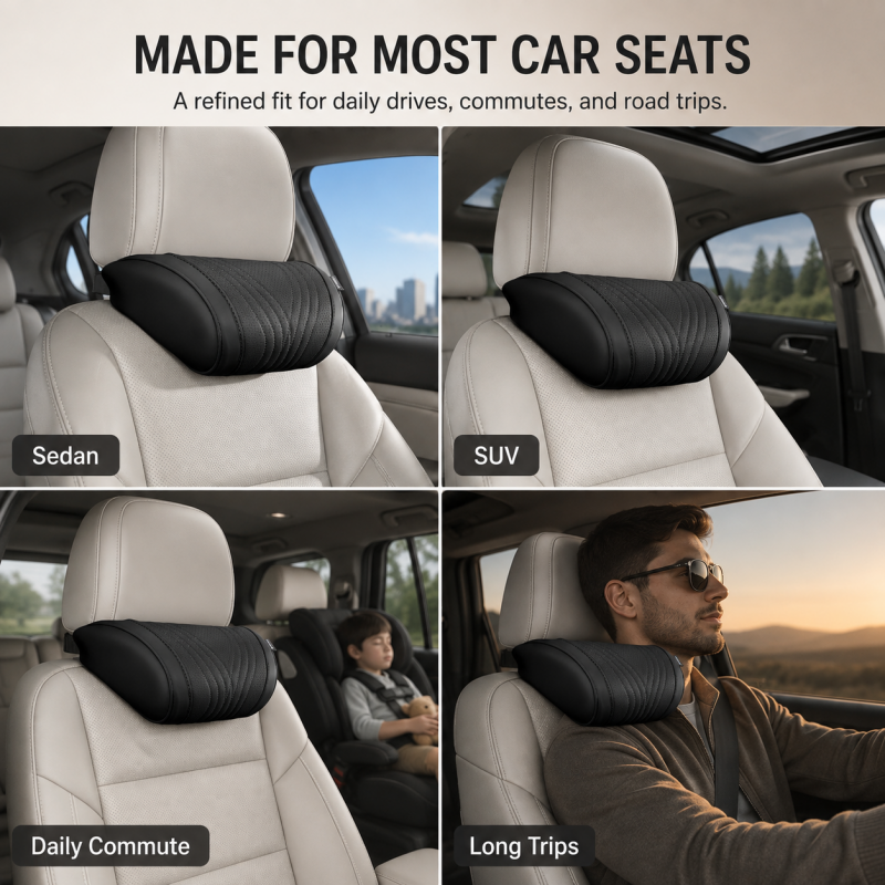 🔥 2026 NEW: 70% OFF – Ergonomic Car Headrest – Memory Foam – Adjustable – Fits Most Cars – For Comfortable Car Rides 🚗💤✨