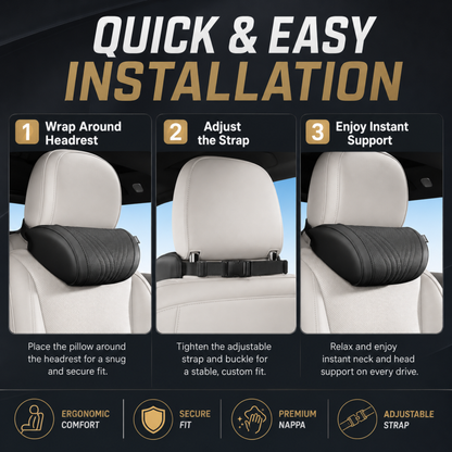 🔥 2026 NEW: 70% OFF – Ergonomic Car Headrest – Memory Foam – Adjustable – Fits Most Cars – For Comfortable Car Rides 🚗💤✨