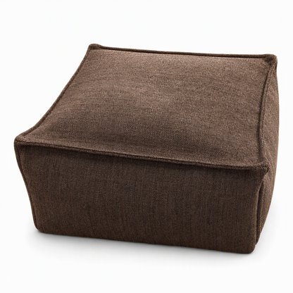 CozySpace Fill-Your-Own Storage Ottoman Cover – Square Pouf Footrest with Wide Zipper, Hidden Blanket & Clothing Storage, 10 Stylish Designs
