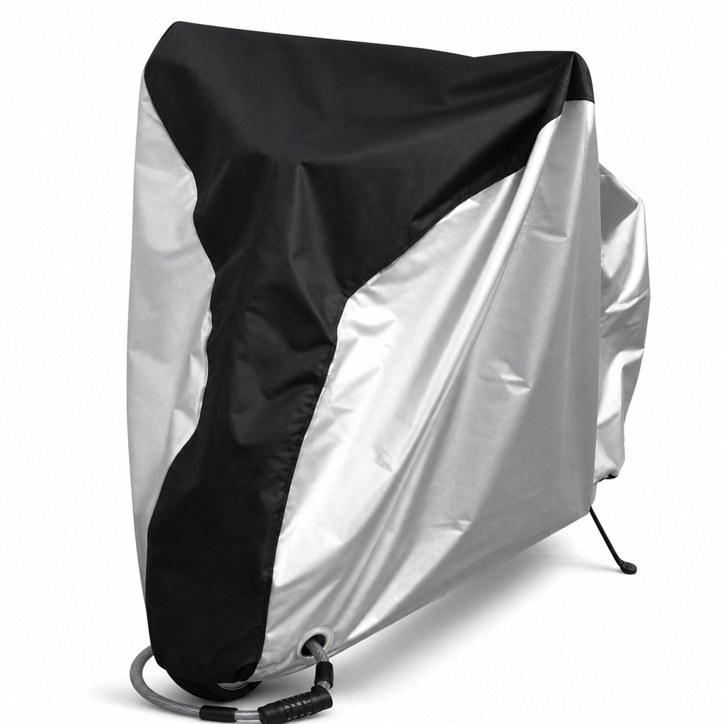 All-Weather Waterproof Bicycle Cover – Heavy-Duty Windproof Outdoor Bike Protection, Single & Double Bike Sizes