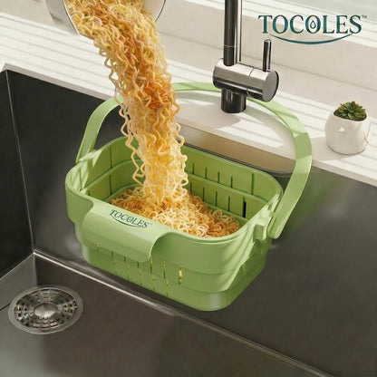 🥦💧Foldable Hanging Kitchen Sink Drain Basket – Keep Your Sink Clean & Clutter-Free