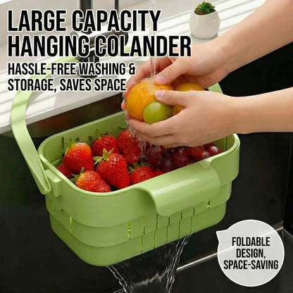 🥦💧Foldable Hanging Kitchen Sink Drain Basket – Keep Your Sink Clean & Clutter-Free