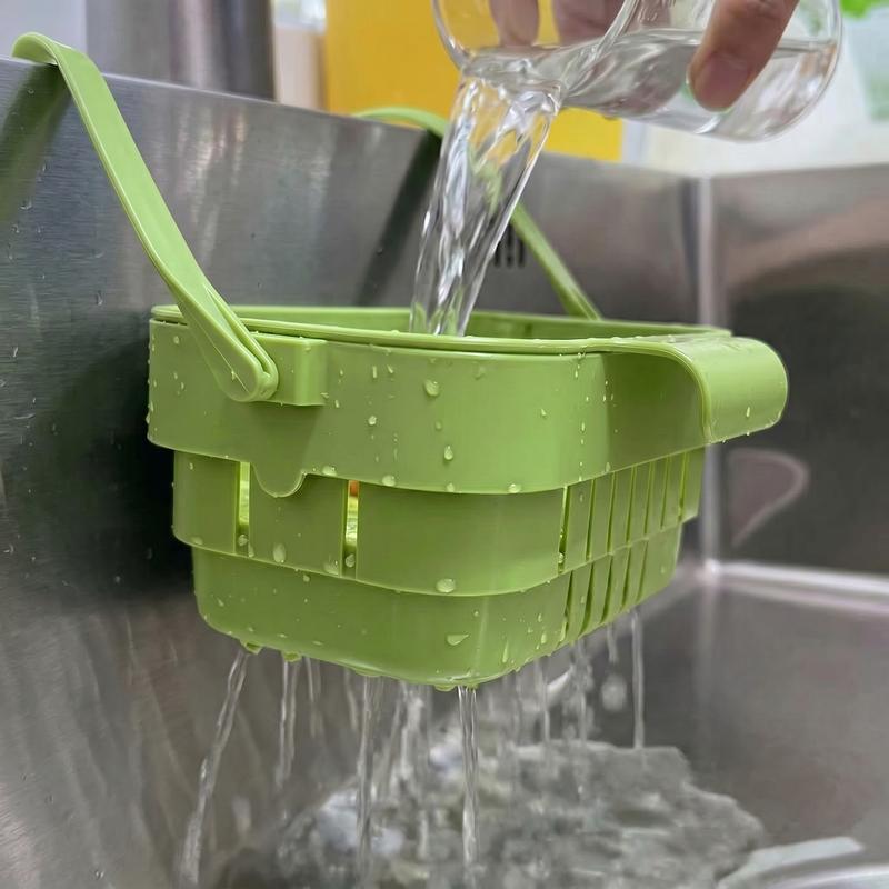 🥦💧Foldable Hanging Kitchen Sink Drain Basket – Keep Your Sink Clean & Clutter-Free