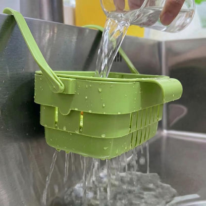 🥦💧Foldable Hanging Kitchen Sink Drain Basket – Keep Your Sink Clean & Clutter-Free