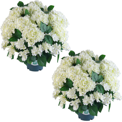 🔥Last Day 69% OFF🔥Artificial Outdoor Hydrangea Flowers - UV resistant, Waterproof, Windproof